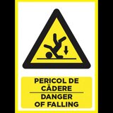 Placuta pentru pericol de cadere danger of falling